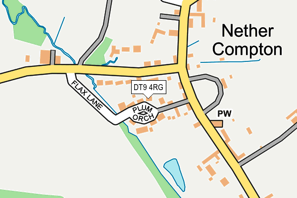DT9 4RG map - OS OpenMap – Local (Ordnance Survey)