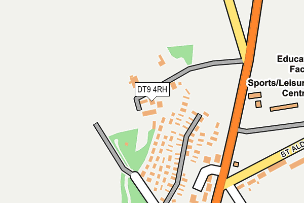 DT9 4RH map - OS OpenMap – Local (Ordnance Survey)