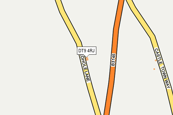 DT9 4RJ map - OS OpenMap – Local (Ordnance Survey)