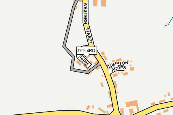 DT9 4RQ map - OS OpenMap – Local (Ordnance Survey)