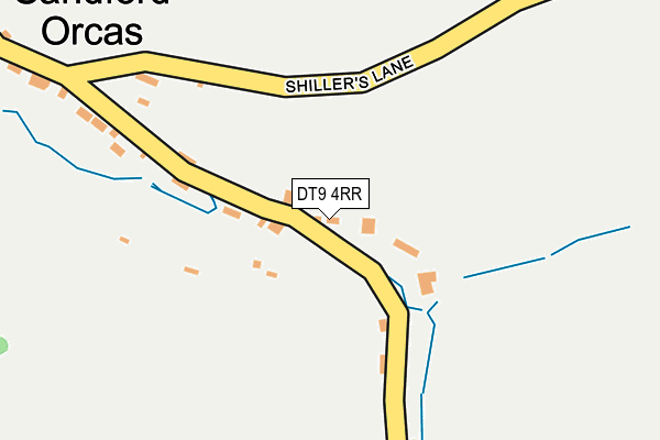 DT9 4RR map - OS OpenMap – Local (Ordnance Survey)