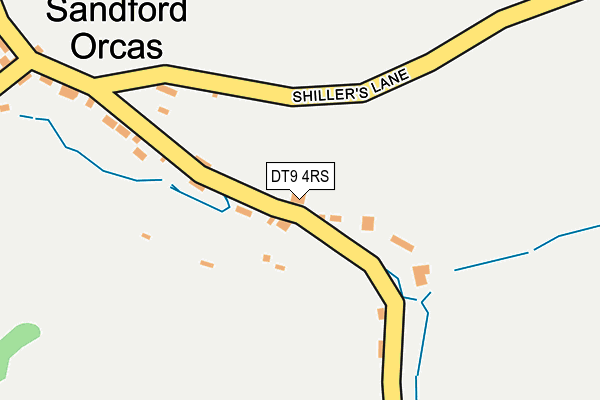 DT9 4RS map - OS OpenMap – Local (Ordnance Survey)