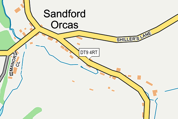 DT9 4RT map - OS OpenMap – Local (Ordnance Survey)