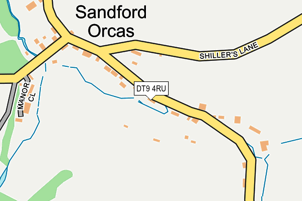 DT9 4RU map - OS OpenMap – Local (Ordnance Survey)
