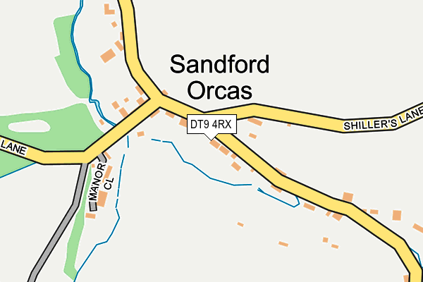 DT9 4RX map - OS OpenMap – Local (Ordnance Survey)