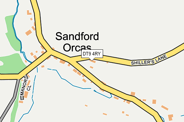 DT9 4RY map - OS OpenMap – Local (Ordnance Survey)