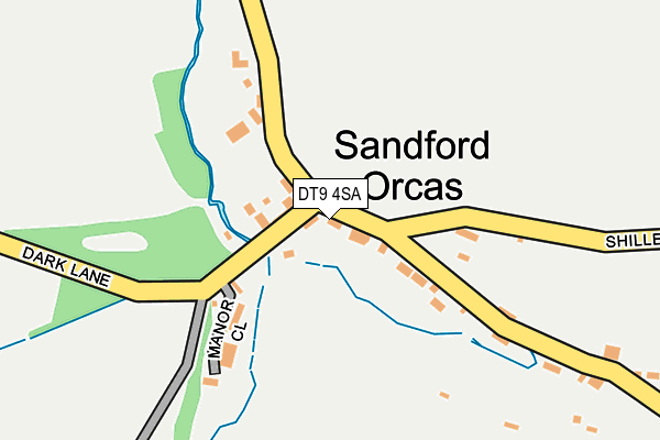 DT9 4SA map - OS OpenMap – Local (Ordnance Survey)