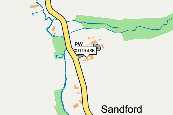 DT9 4SB map - OS OpenMap – Local (Ordnance Survey)