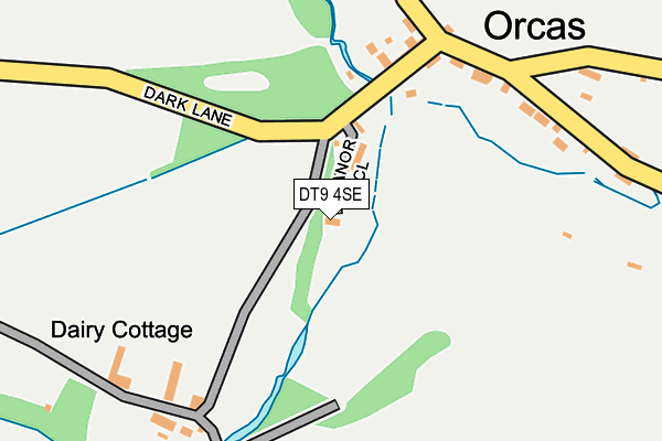 DT9 4SE map - OS OpenMap – Local (Ordnance Survey)