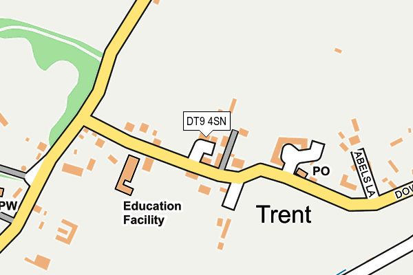 DT9 4SN map - OS OpenMap – Local (Ordnance Survey)