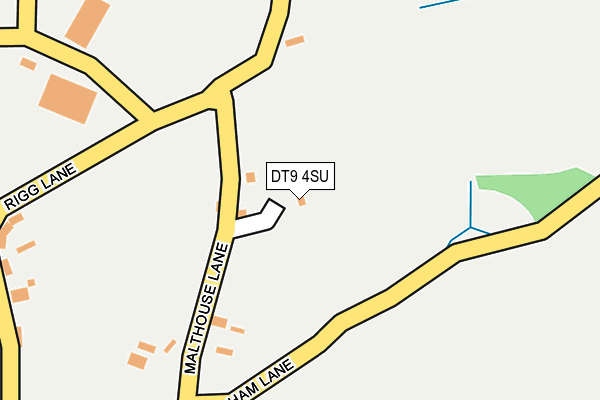 DT9 4SU map - OS OpenMap – Local (Ordnance Survey)