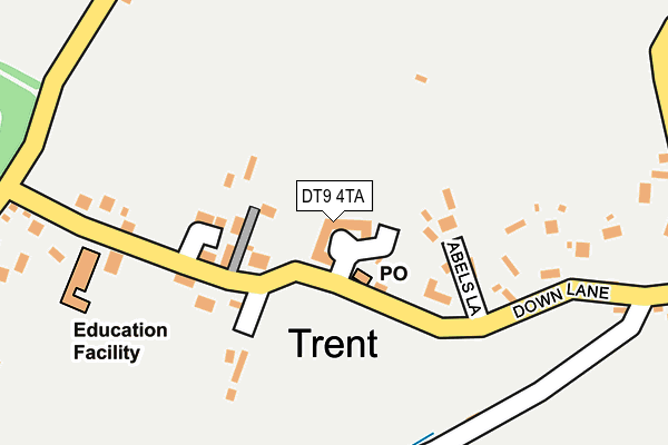 DT9 4TA map - OS OpenMap – Local (Ordnance Survey)