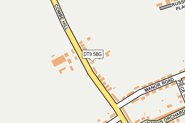 DT9 5BG map - OS OpenMap – Local (Ordnance Survey)