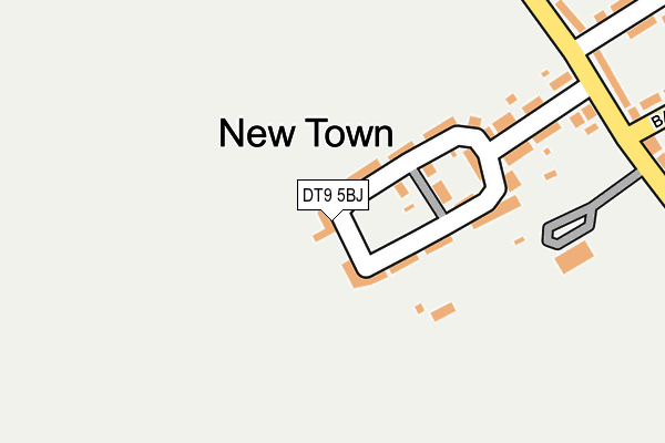 DT9 5BJ map - OS OpenMap – Local (Ordnance Survey)