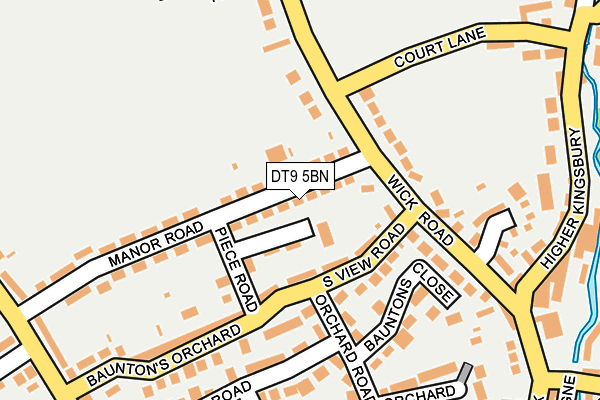 DT9 5BN map - OS OpenMap – Local (Ordnance Survey)