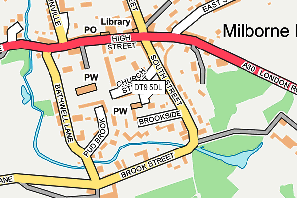 DT9 5DL map - OS OpenMap – Local (Ordnance Survey)