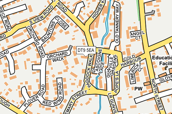 DT9 5EA map - OS OpenMap – Local (Ordnance Survey)