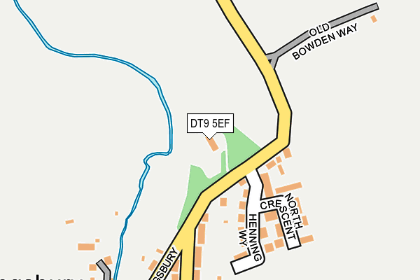 DT9 5EF map - OS OpenMap – Local (Ordnance Survey)