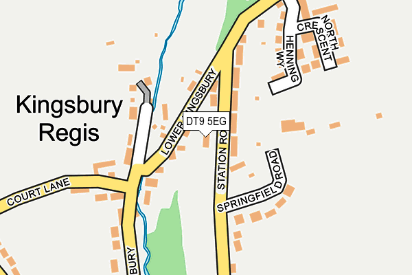 DT9 5EG map - OS OpenMap – Local (Ordnance Survey)