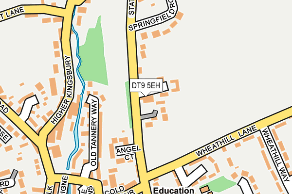 DT9 5EH map - OS OpenMap – Local (Ordnance Survey)