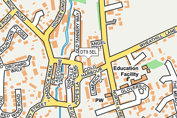 Map of SQWM LTD at local scale