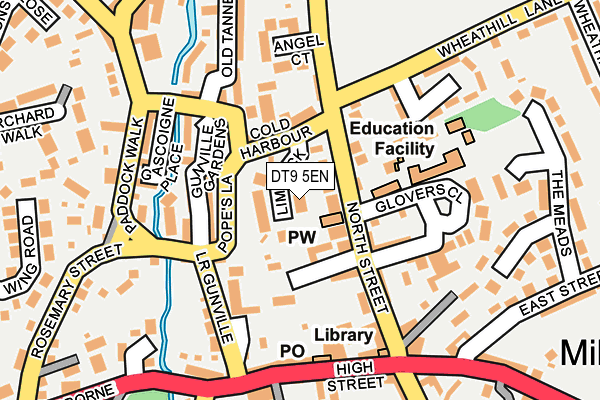 DT9 5EN map - OS OpenMap – Local (Ordnance Survey)