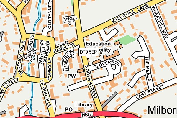 DT9 5EP map - OS OpenMap – Local (Ordnance Survey)