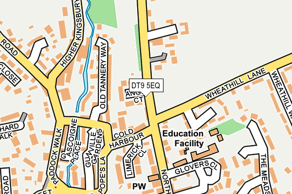 DT9 5EQ map - OS OpenMap – Local (Ordnance Survey)