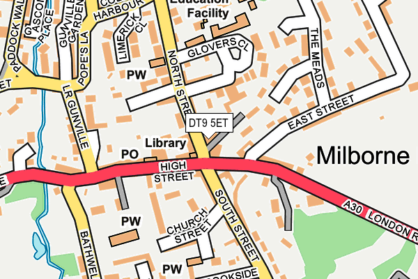 DT9 5ET map - OS OpenMap – Local (Ordnance Survey)