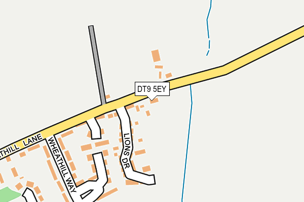 DT9 5EY map - OS OpenMap – Local (Ordnance Survey)