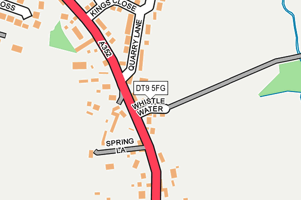 DT9 5FG map - OS OpenMap – Local (Ordnance Survey)