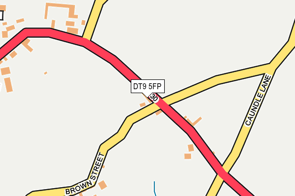 DT9 5FP map - OS OpenMap – Local (Ordnance Survey)