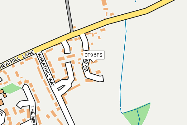 DT9 5FS map - OS OpenMap – Local (Ordnance Survey)