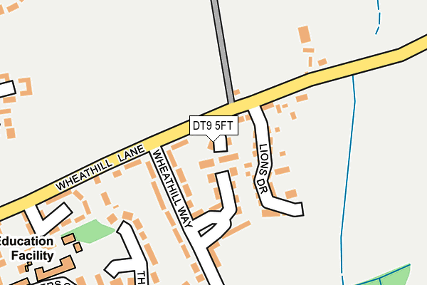 DT9 5FT map - OS OpenMap – Local (Ordnance Survey)