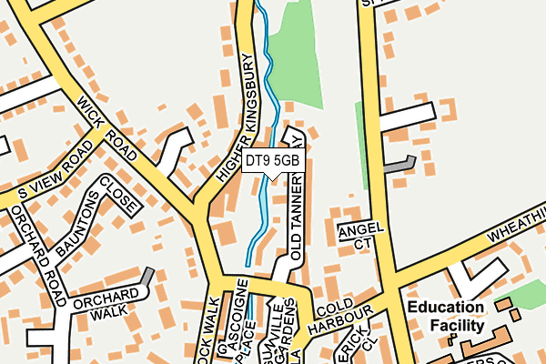 DT9 5GB map - OS OpenMap – Local (Ordnance Survey)