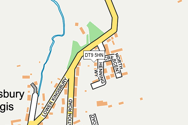 DT9 5HN map - OS OpenMap – Local (Ordnance Survey)