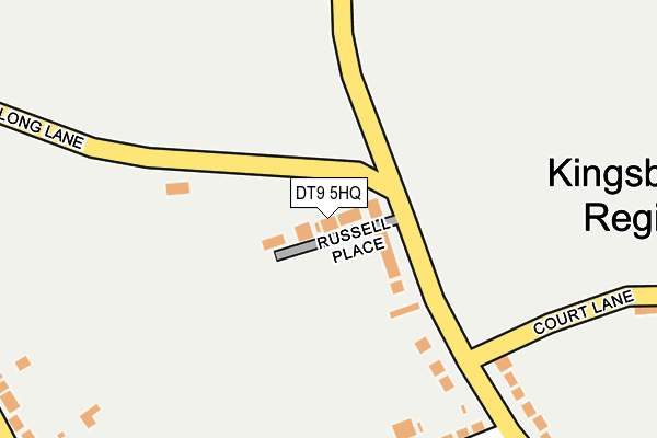 DT9 5HQ map - OS OpenMap – Local (Ordnance Survey)