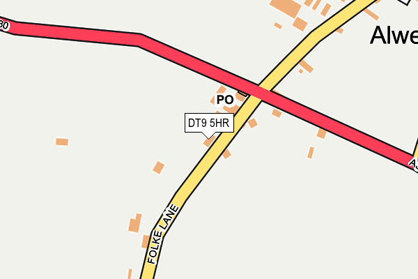 DT9 5HR map - OS OpenMap – Local (Ordnance Survey)