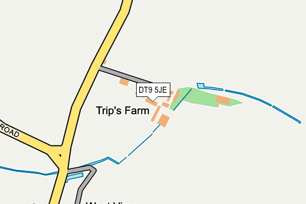 DT9 5JE map - OS OpenMap – Local (Ordnance Survey)