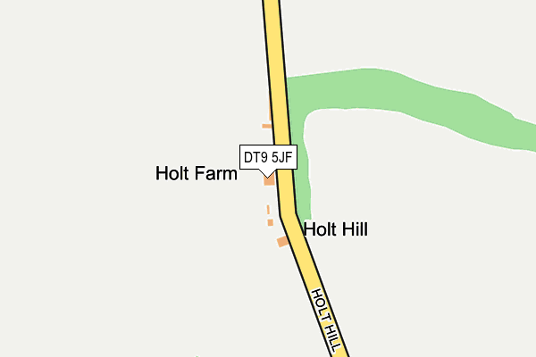 DT9 5JF map - OS OpenMap – Local (Ordnance Survey)