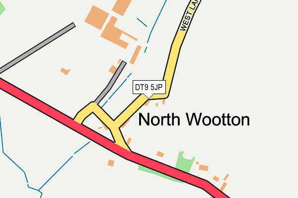 DT9 5JP map - OS OpenMap – Local (Ordnance Survey)