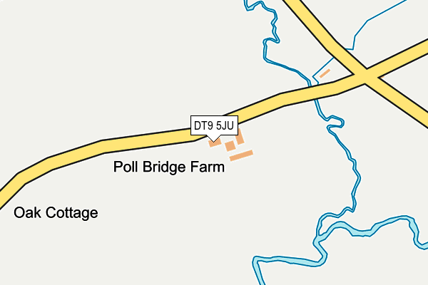 DT9 5JU map - OS OpenMap – Local (Ordnance Survey)