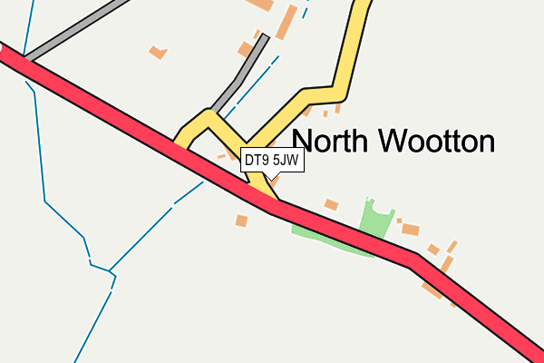 DT9 5JW map - OS OpenMap – Local (Ordnance Survey)