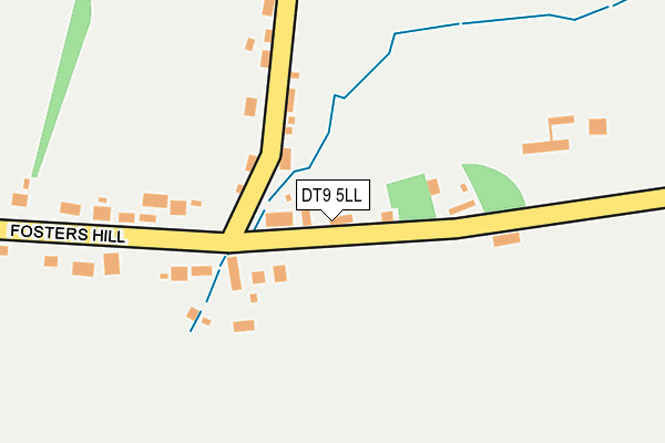 DT9 5LL map - OS OpenMap – Local (Ordnance Survey)