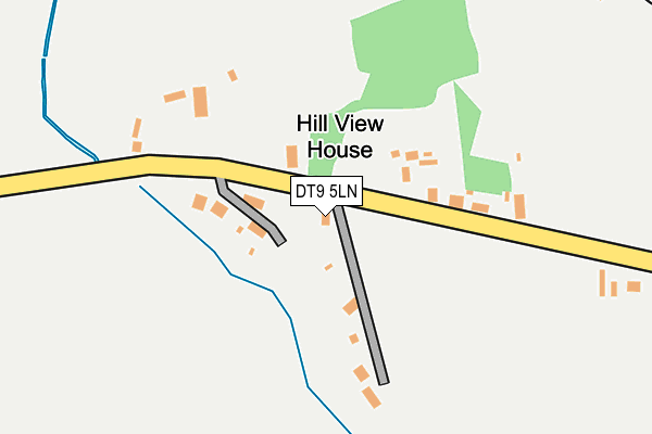 DT9 5LN map - OS OpenMap – Local (Ordnance Survey)