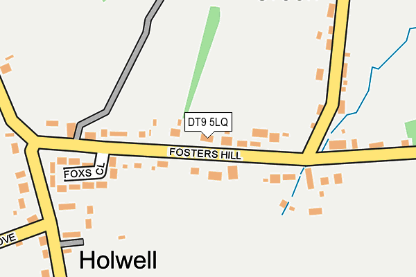 DT9 5LQ map - OS OpenMap – Local (Ordnance Survey)