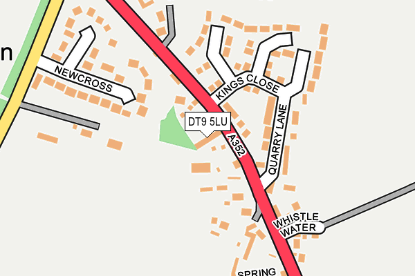 DT9 5LU map - OS OpenMap – Local (Ordnance Survey)