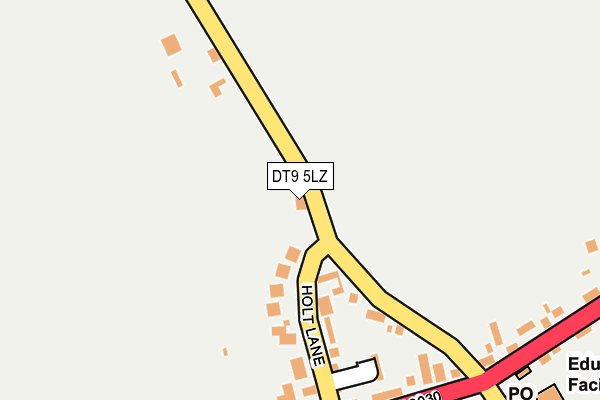 DT9 5LZ map - OS OpenMap – Local (Ordnance Survey)