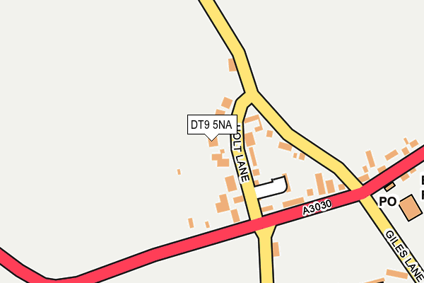 DT9 5NA map - OS OpenMap – Local (Ordnance Survey)