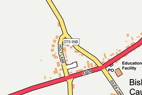 DT9 5NB map - OS OpenMap – Local (Ordnance Survey)